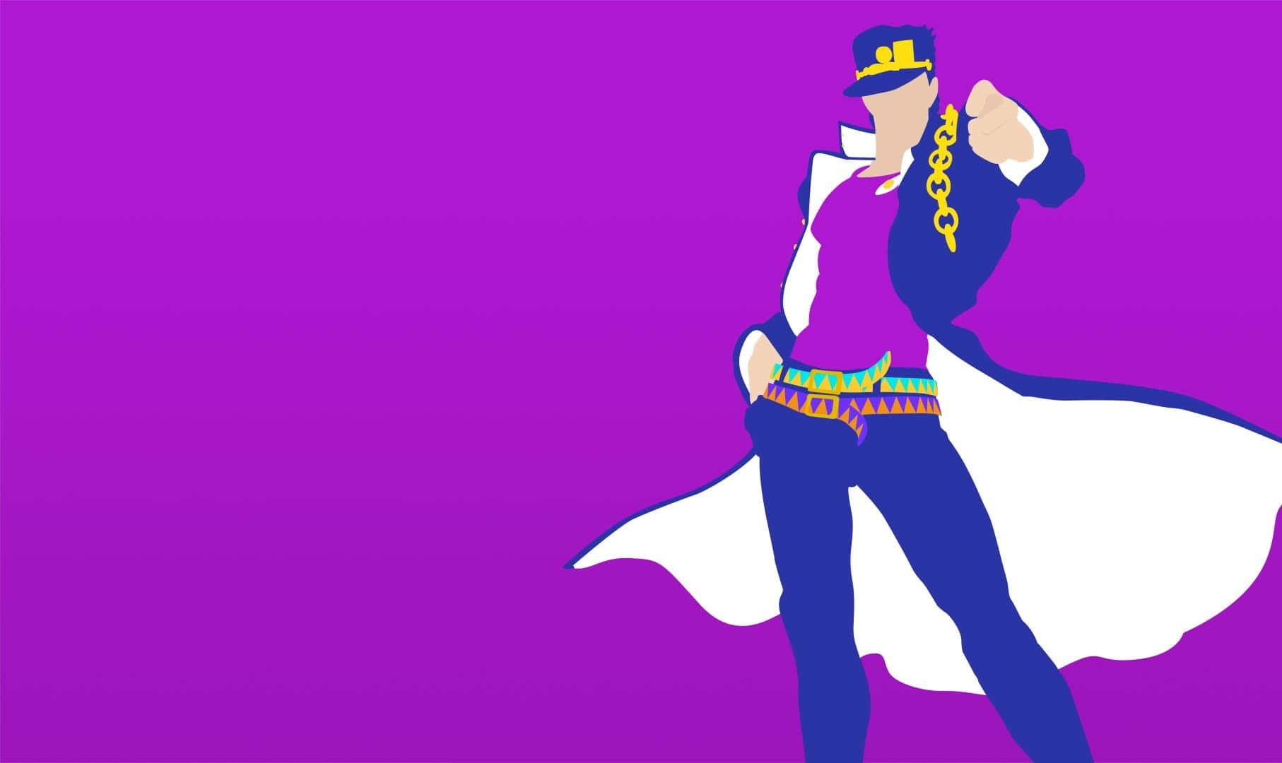 Adegan Pertempuran Intens Dari Stardust Crusaders Wallpaper