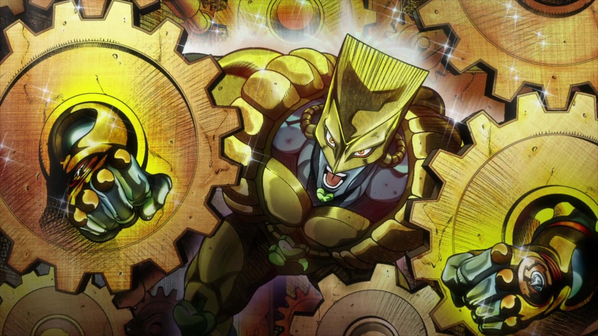 Perjalanan Mengasyikkan Dari Stardust Crusaders Wallpaper