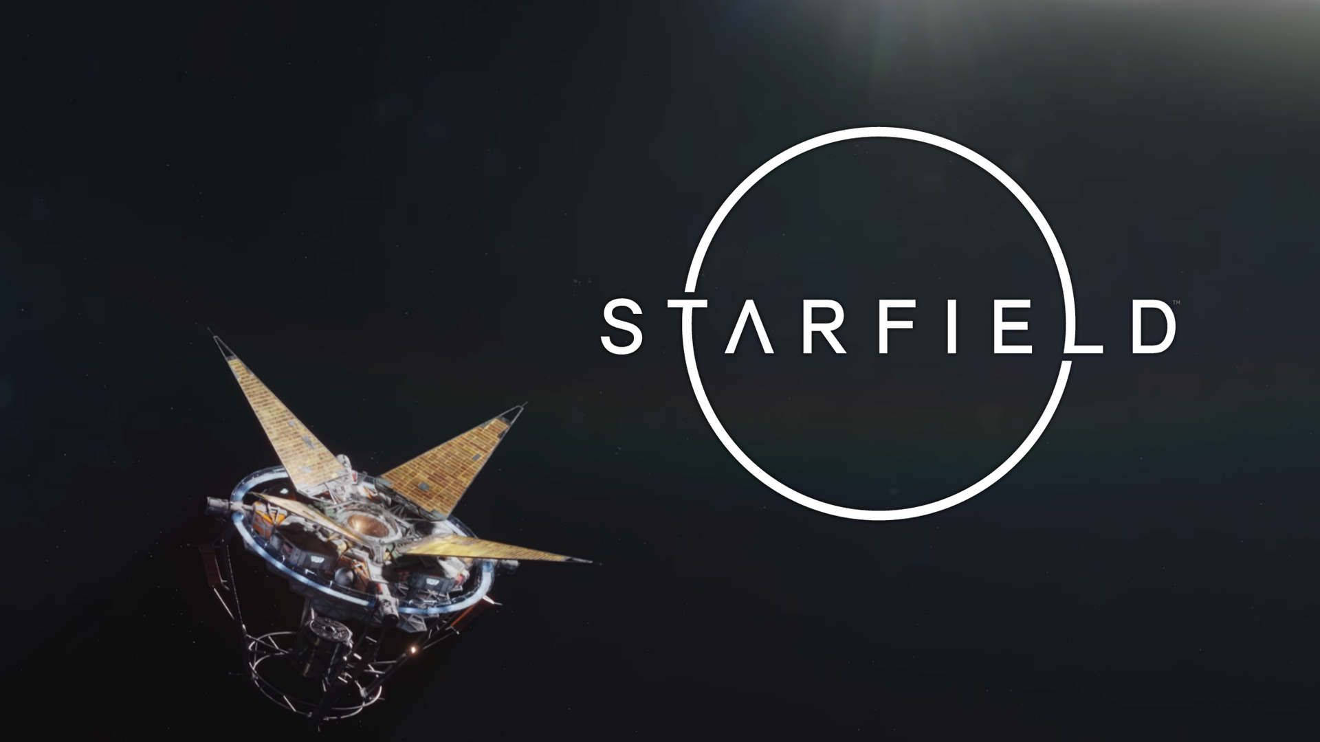 Starfield Beside The Satellite Wallpaper