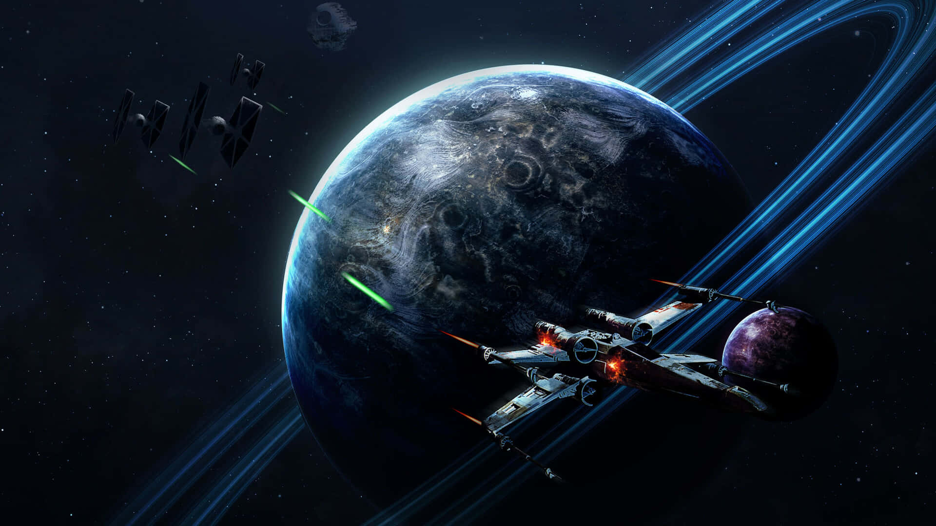 Starfighter Showdown Space Battle4 K Wallpaper