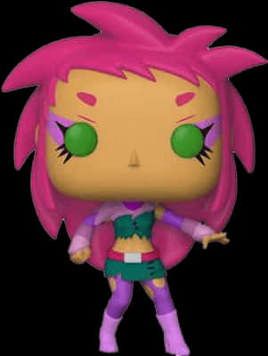 Starfire Funko Pop Figure PNG