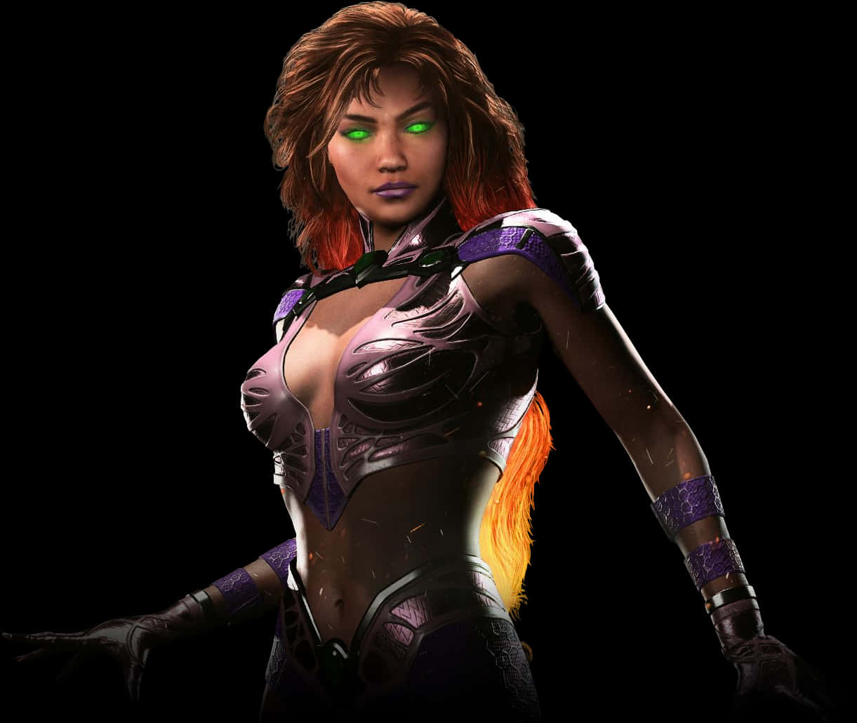 Starfire Heroic Stance PNG