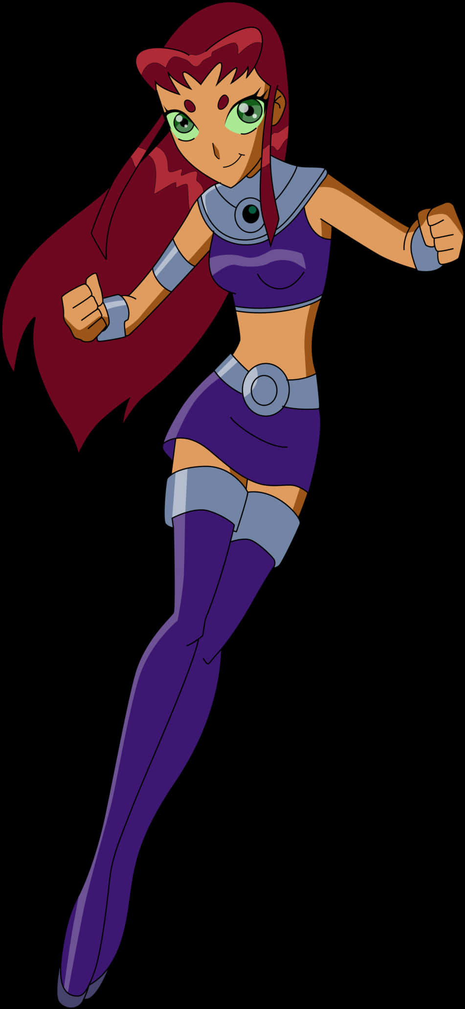 Starfire Teen Titans Animated Character PNG