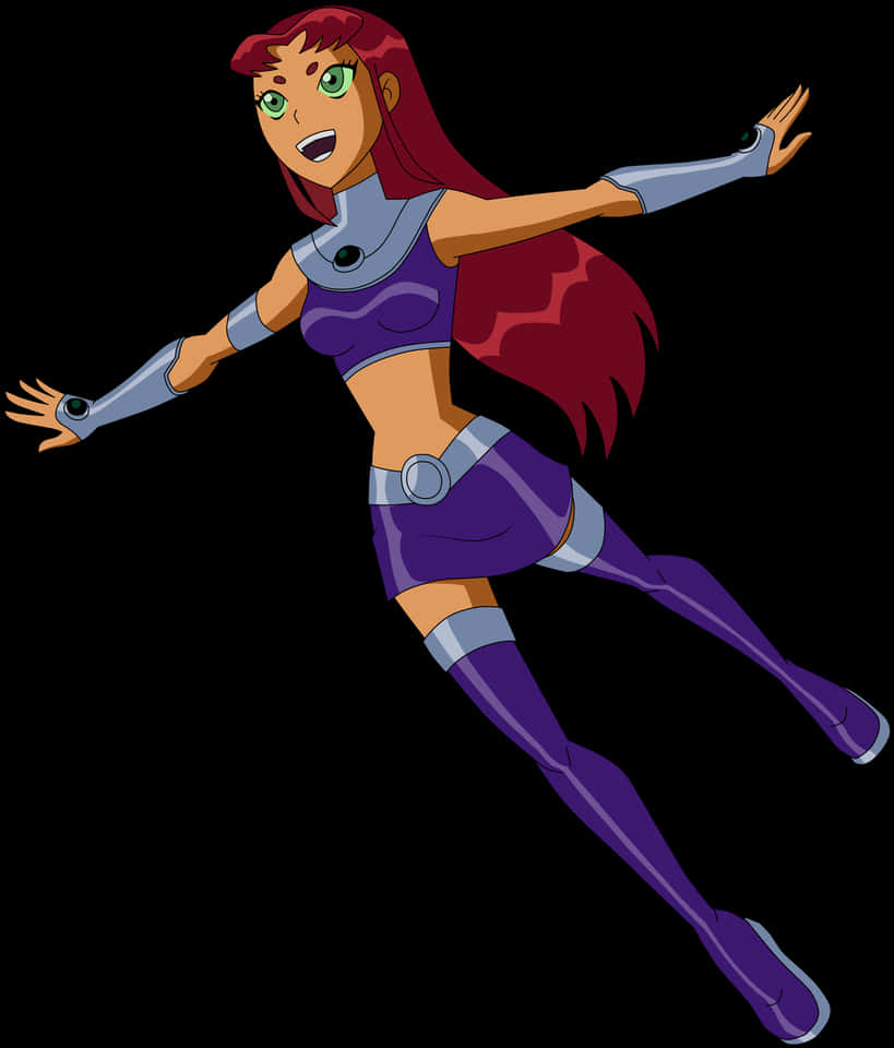 Starfire Teen Titans Animated PNG