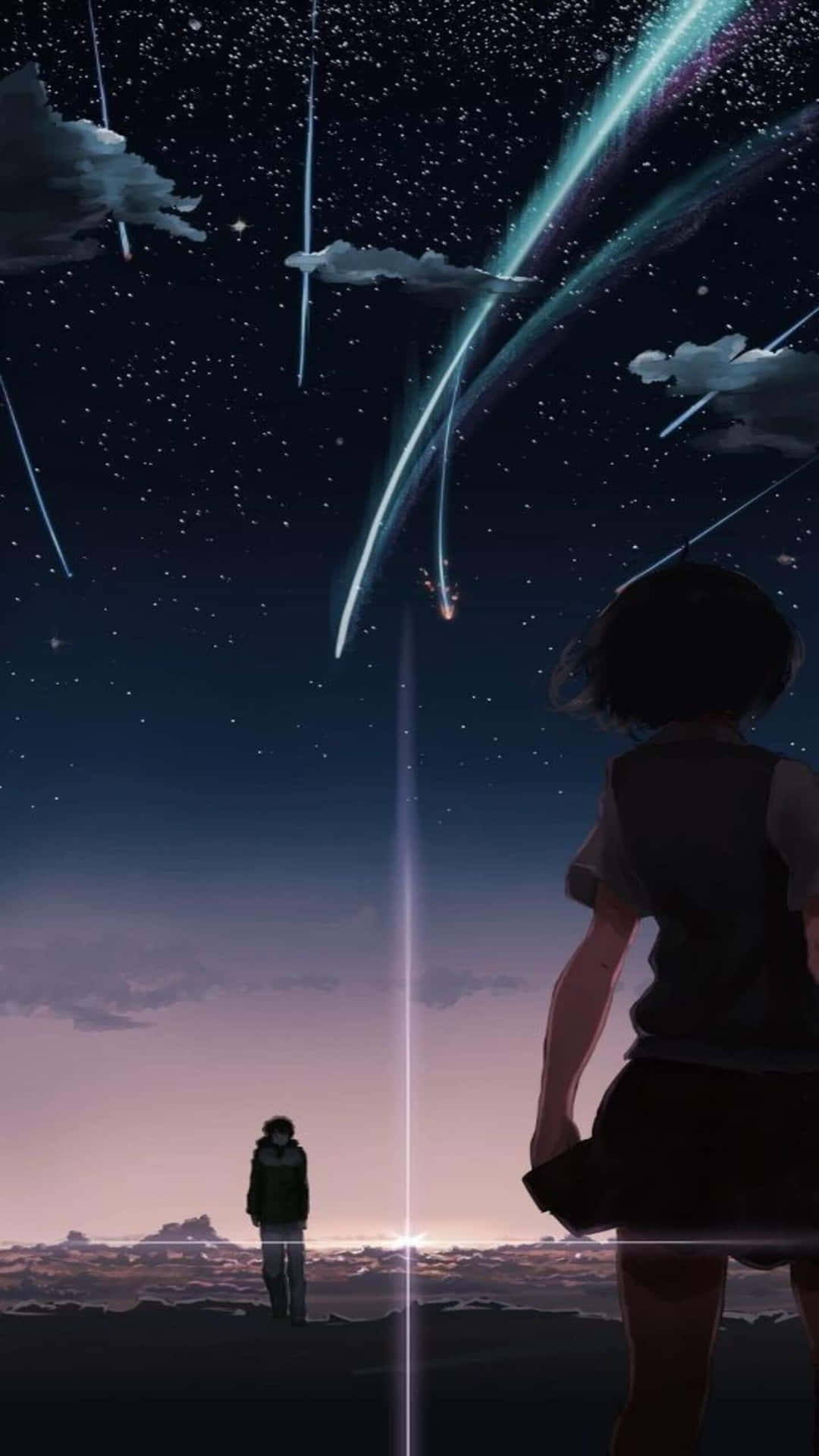 Stargazing_ Solitude_ Anime_ Art.jpg Wallpaper