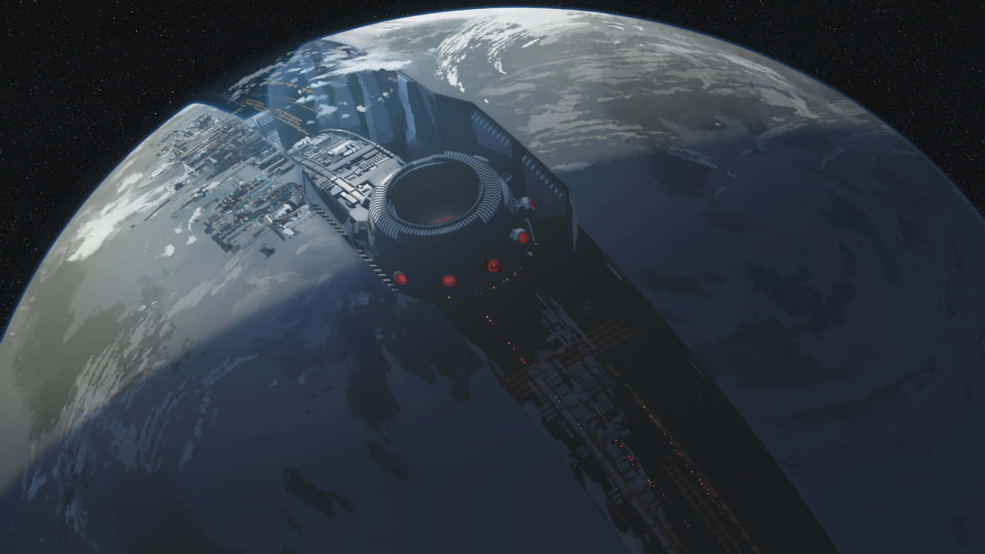 The Starkiller Base, a powerful weapon capable of destroying entire star systems Wallpaper