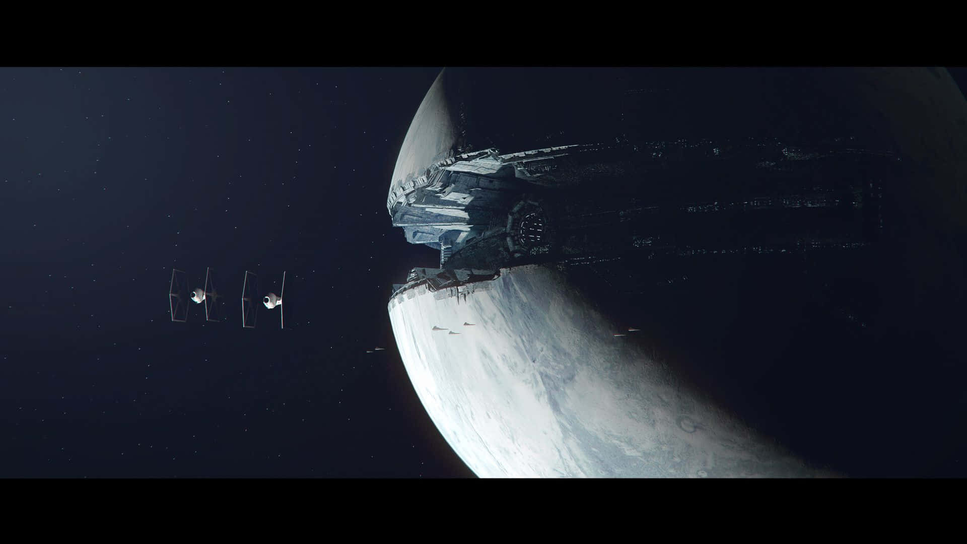 The Starkiller Base is prepared to launch a devastating blow against the Resistance Wallpaper