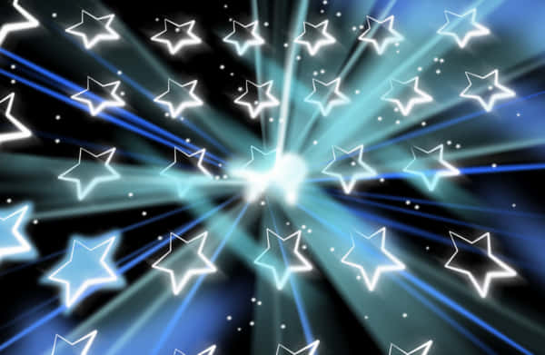 Starlight Burst Abstract Background PNG