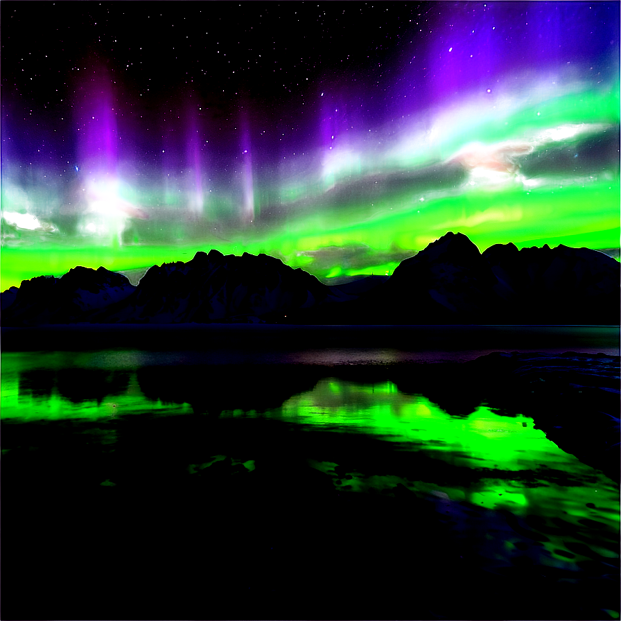 Starlit Aurora Borealis Png Lio93 PNG