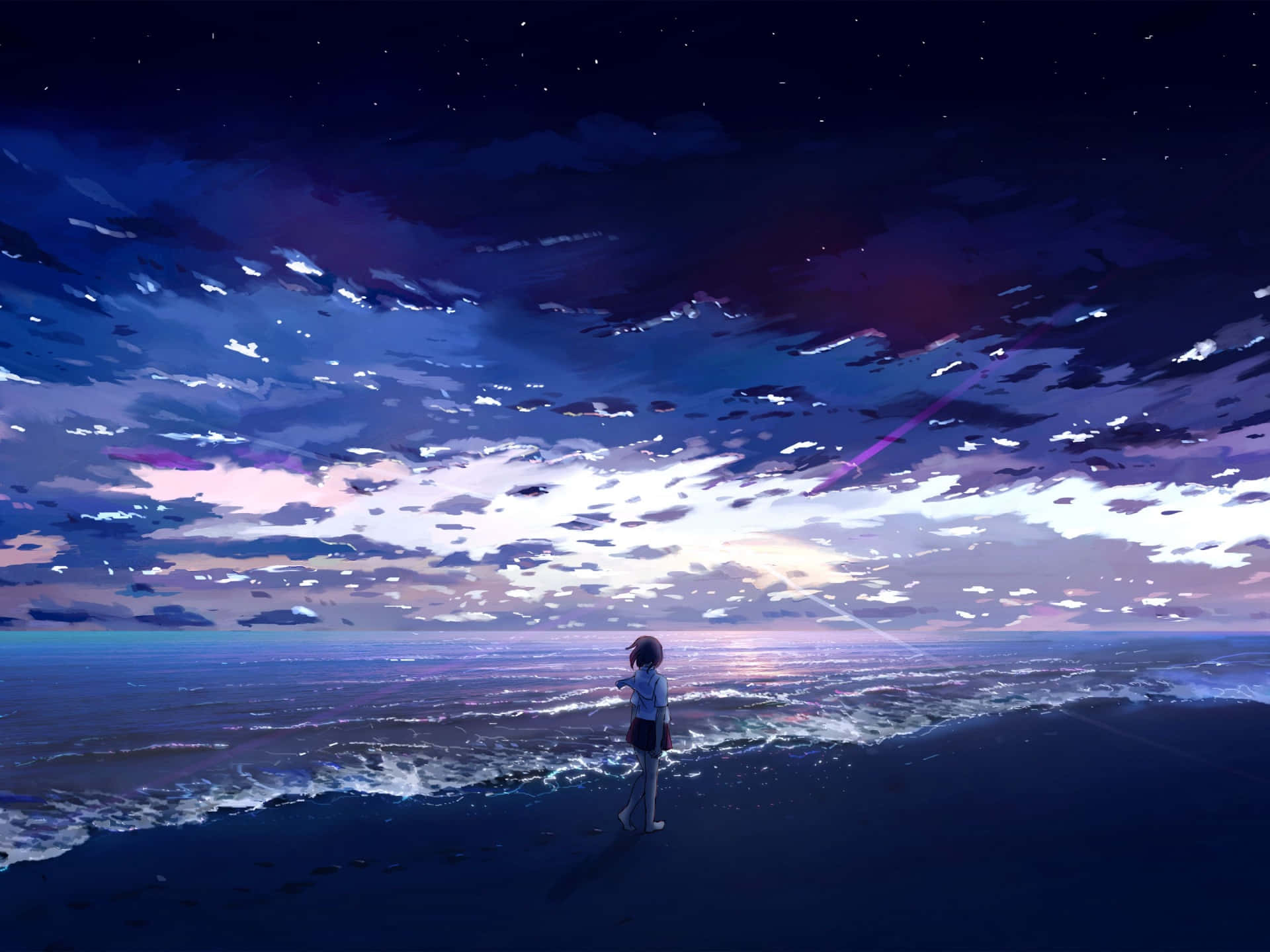 Starry Beach Solitude.jpg Wallpaper