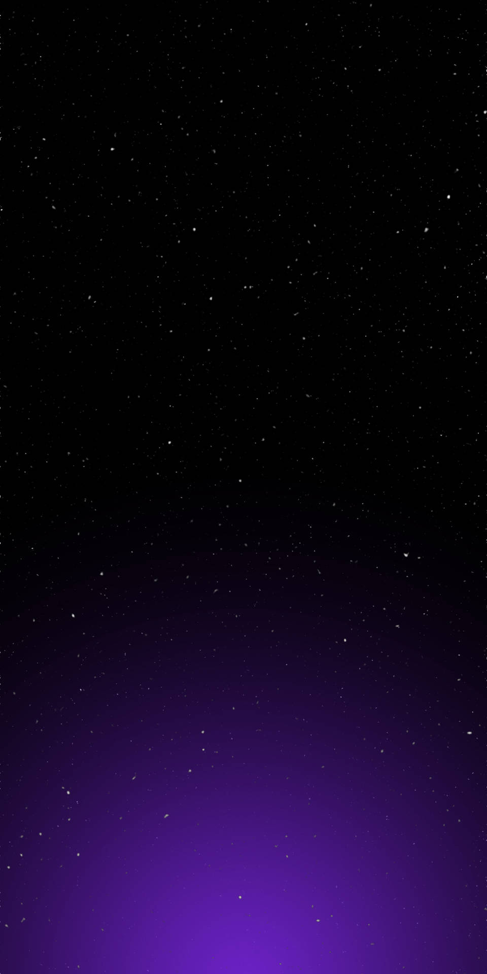 Starry Black And Purple Aesthetic Sky Wallpaper