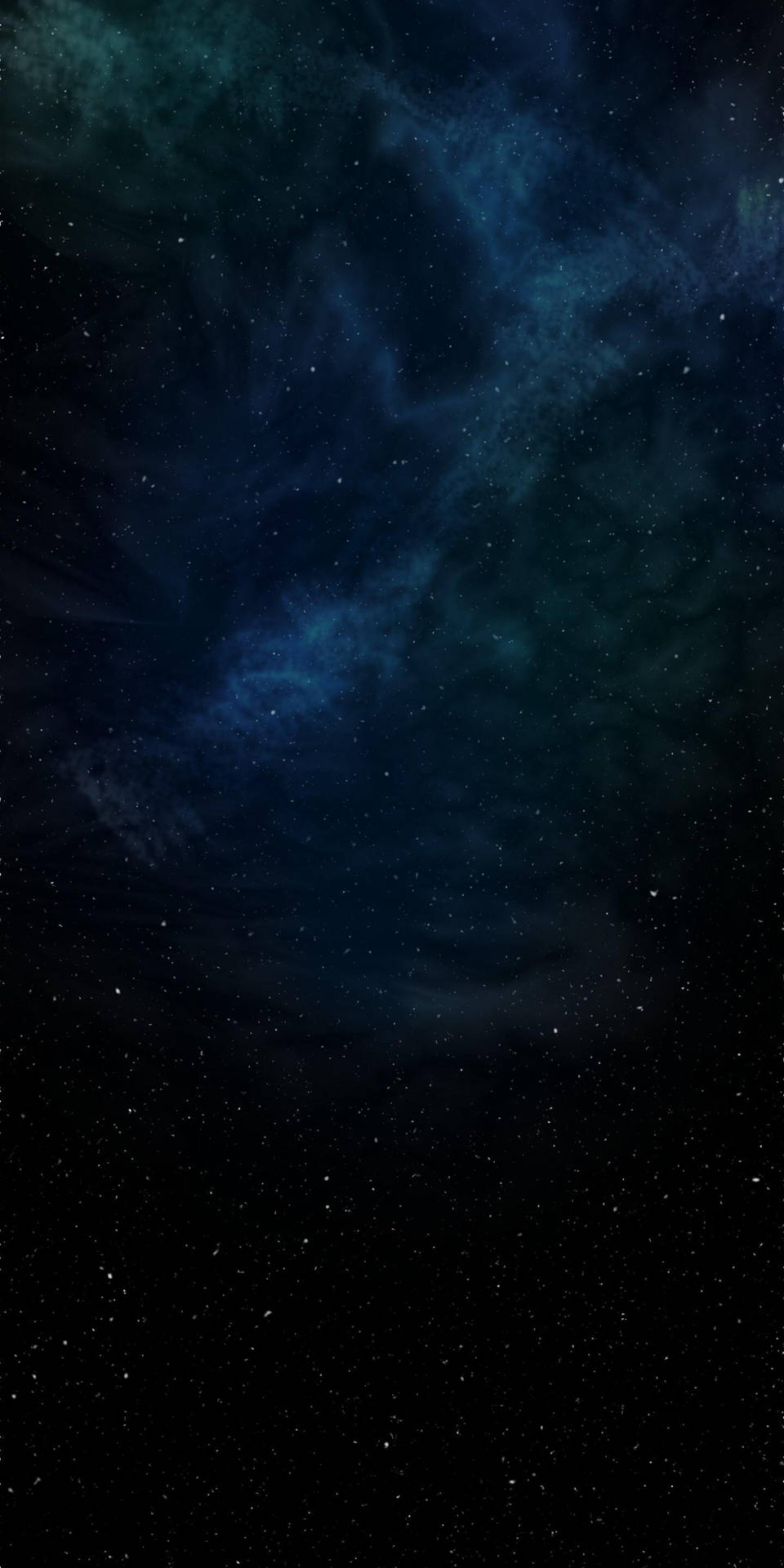 Starry Blue Galaxy Iphone X Amoled Wallpaper