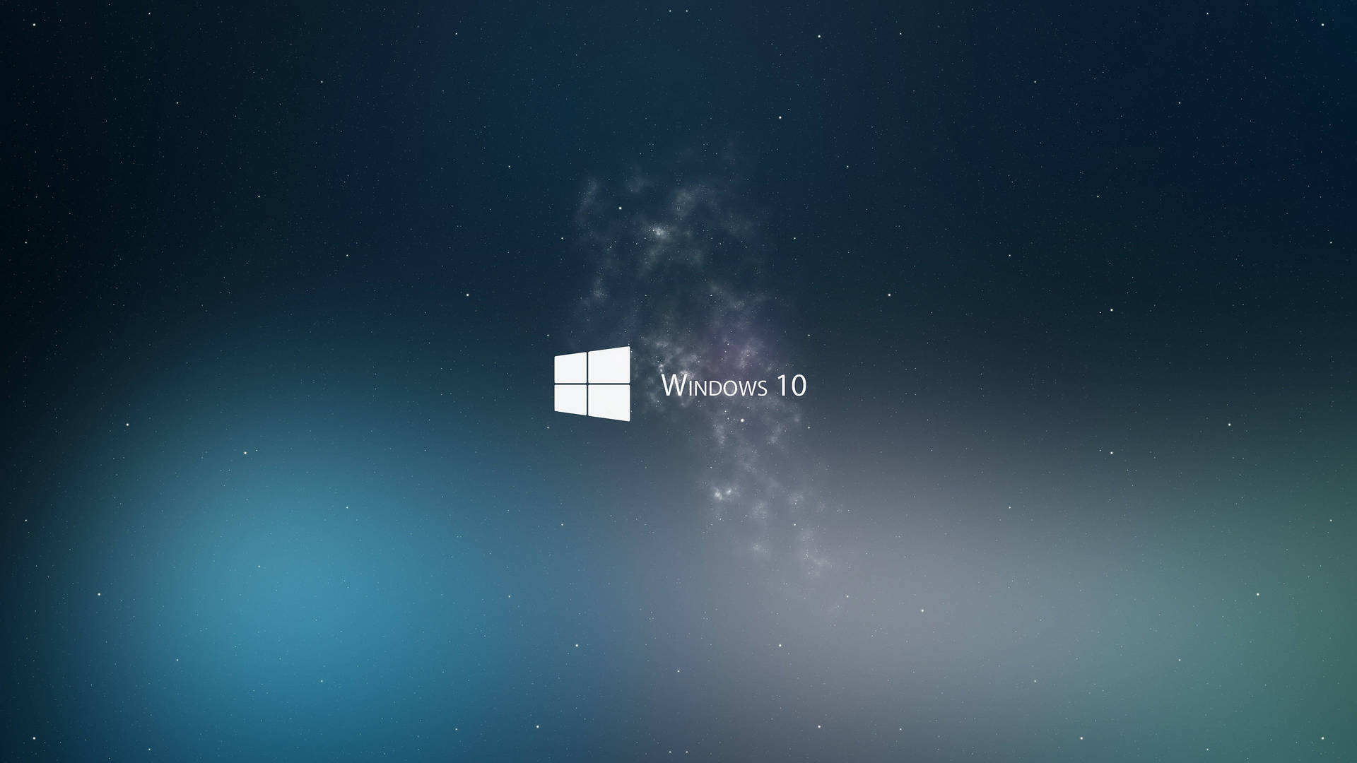 Fundode Tela Estrelado Escuro Do Windows 10. Papel de Parede