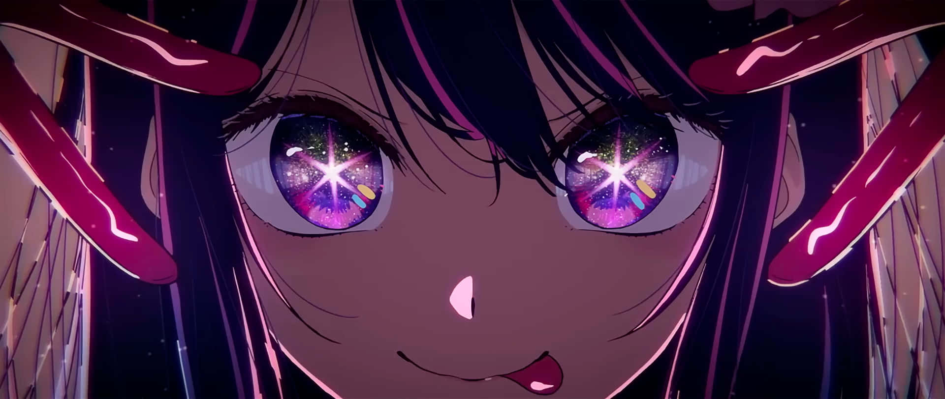 Starry Eyed Anime Character Wallpaper