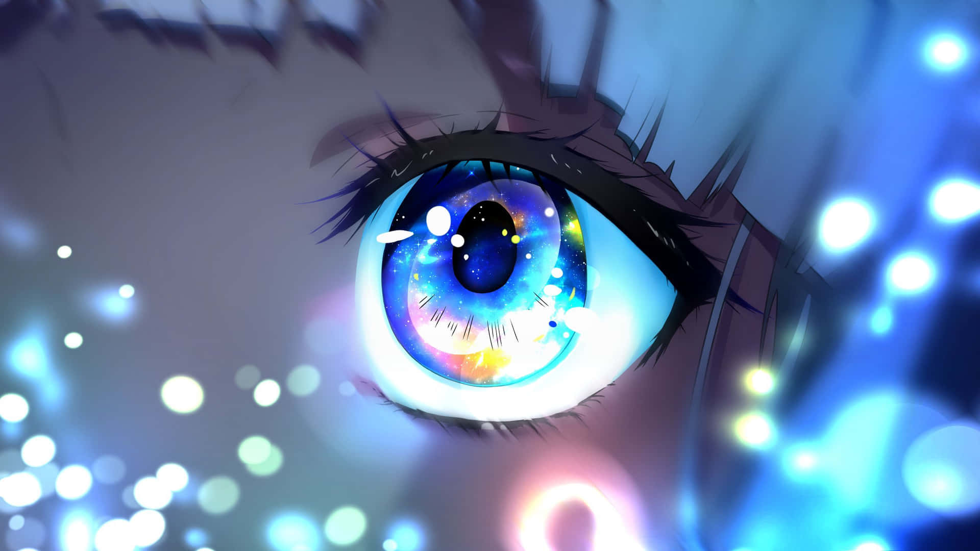 Starry Eyed Wonder Anime Art Wallpaper