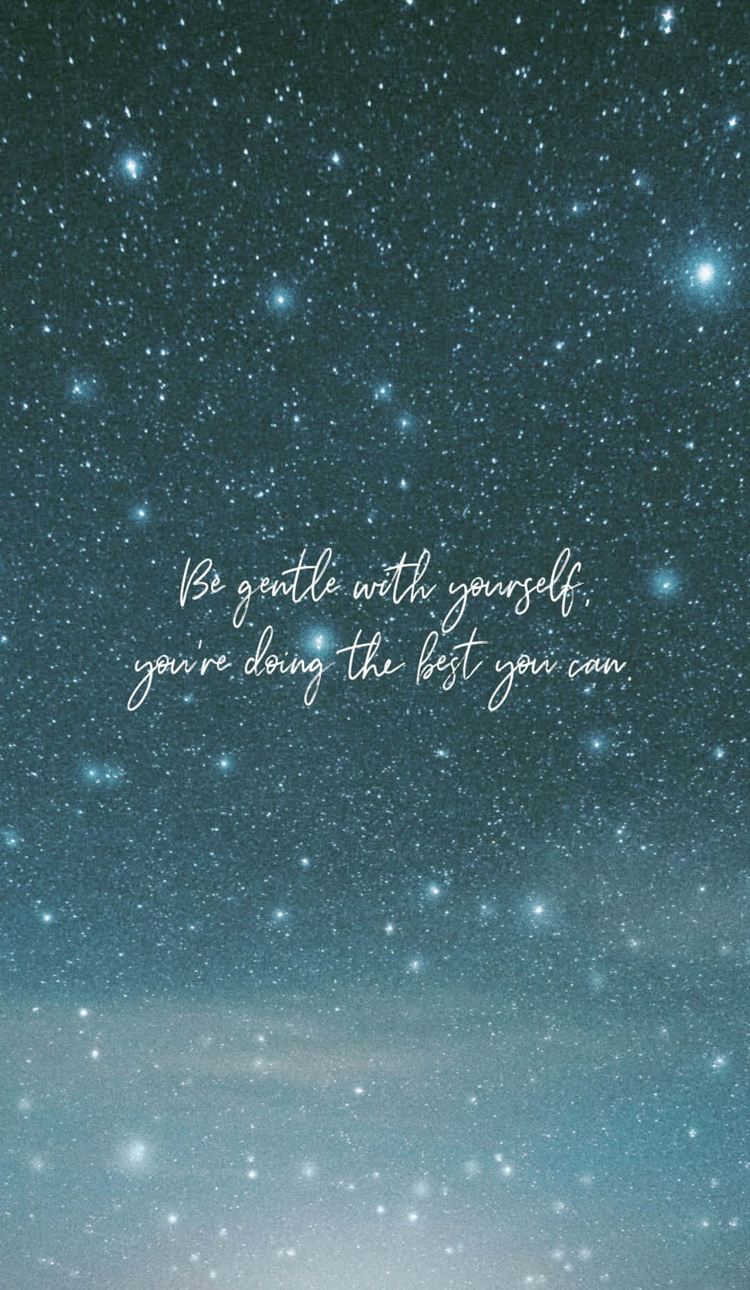 Download Starry Inspirational Quote Wallpaper | Wallpapers.com