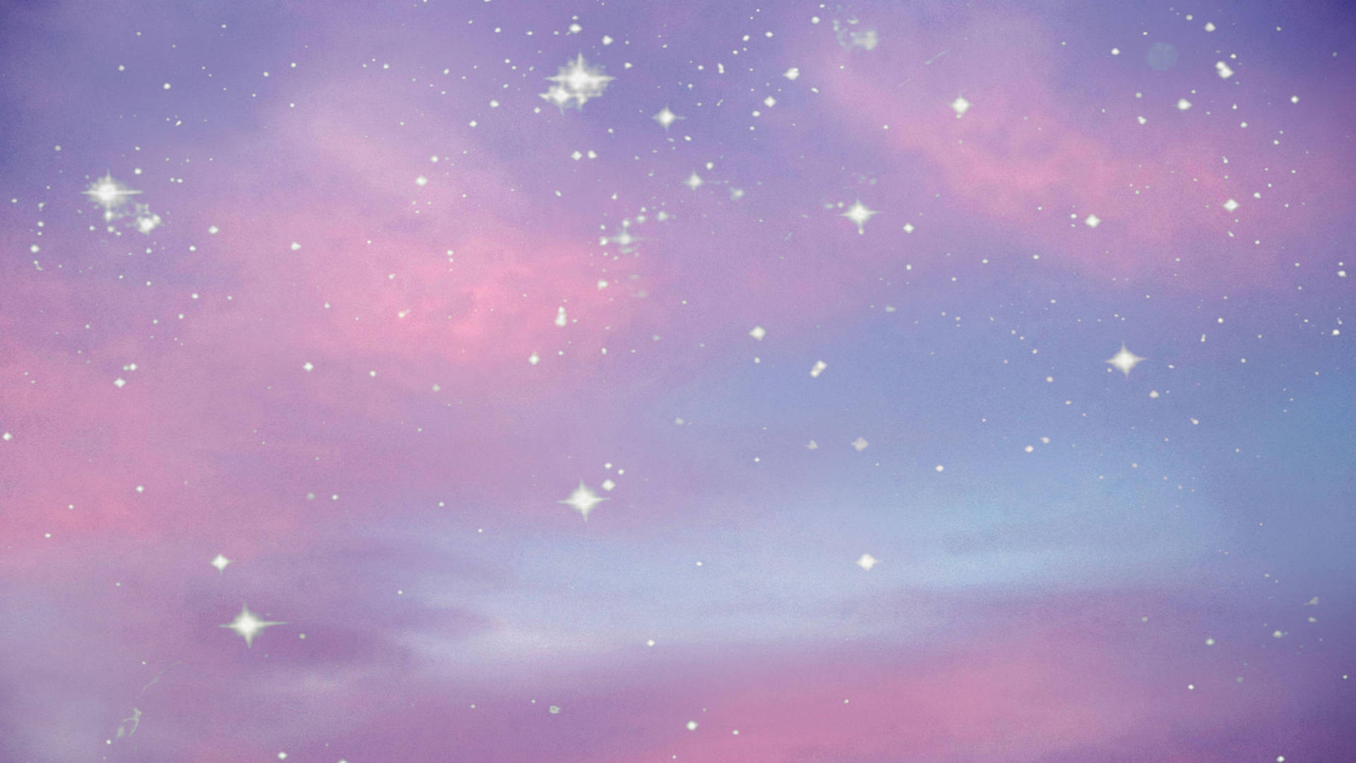 Starry Lavender Sky Wallpaper