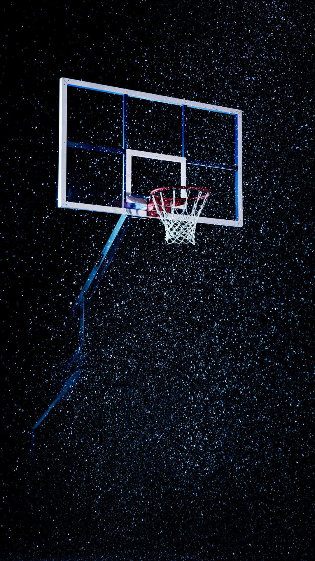 Starry Night Basketball Hoop Wallpaper