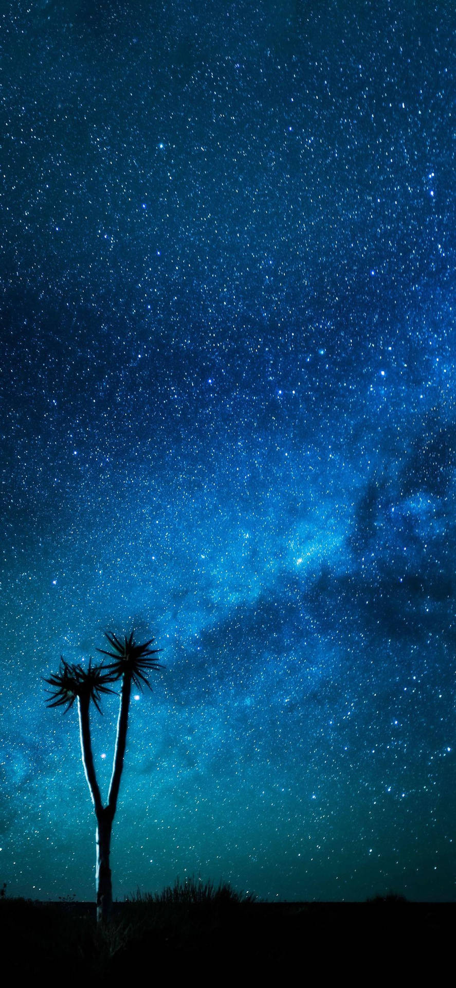 Starry Night Himmelblå Iphone Wallpaper