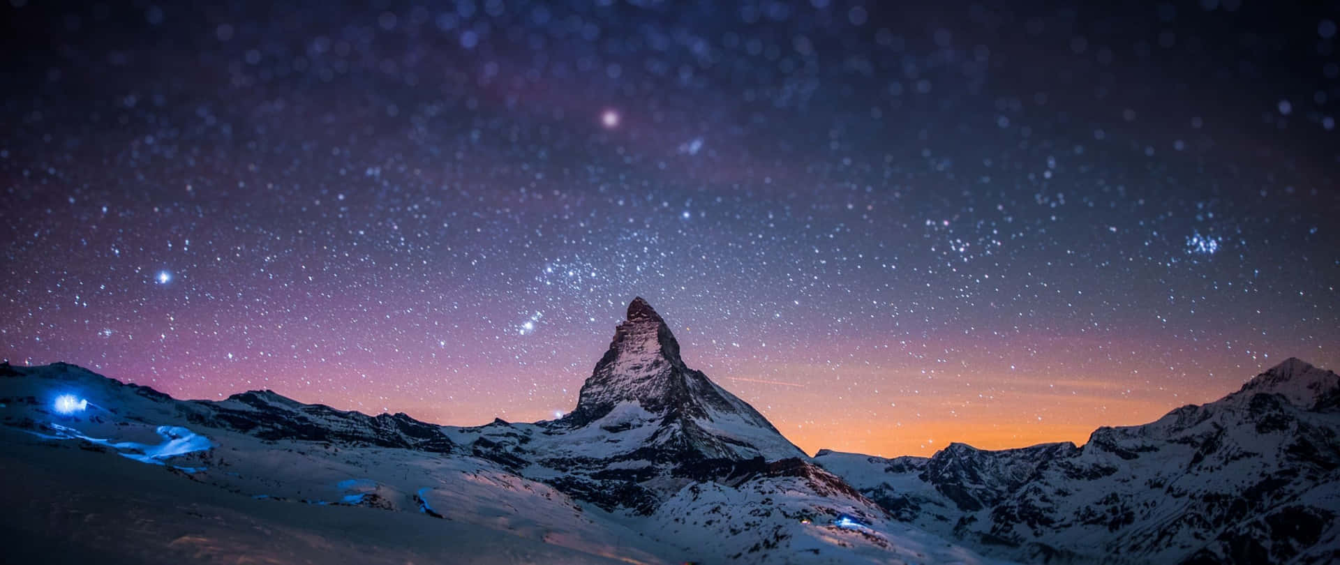 Starry Night Over Matterhorn Peak Wallpaper