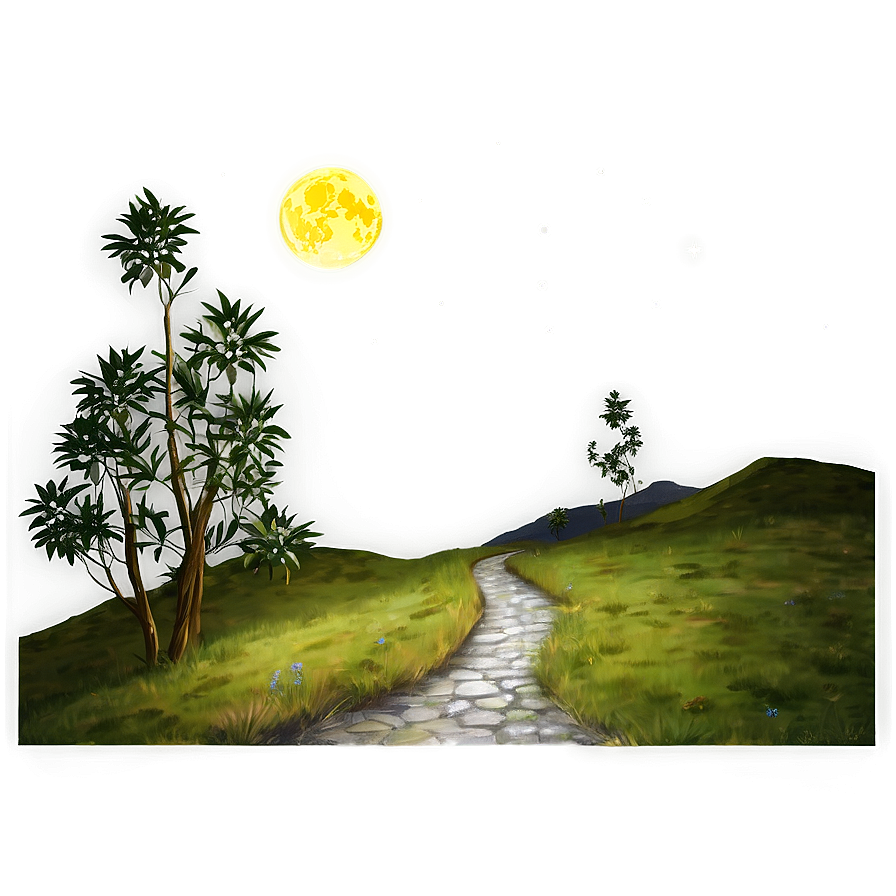 Starry Night Path Png 31 PNG