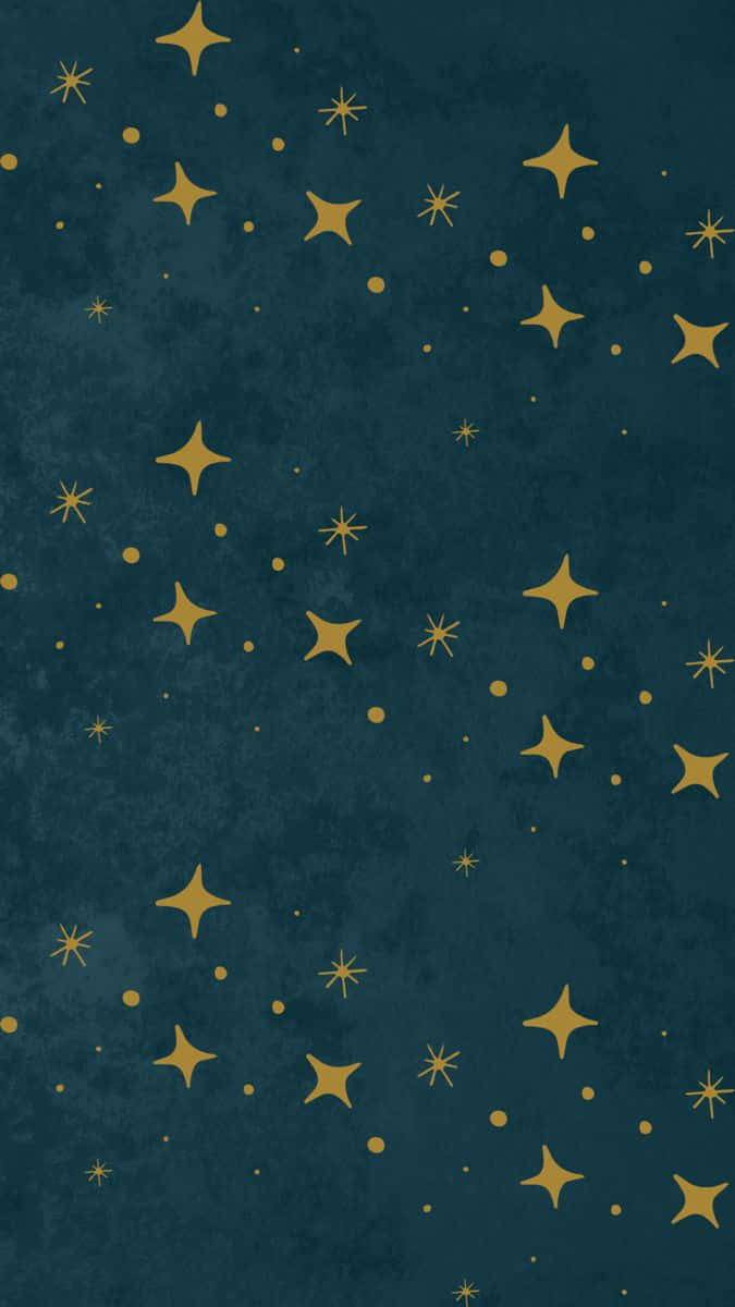Starry Night Pattern Background Wallpaper