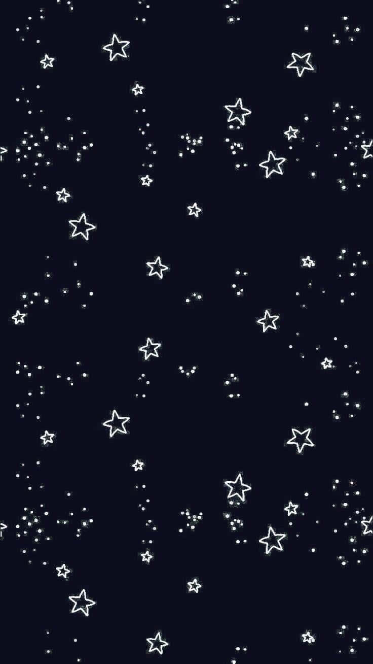 Starry_ Night_ Pattern_ Texture Wallpaper