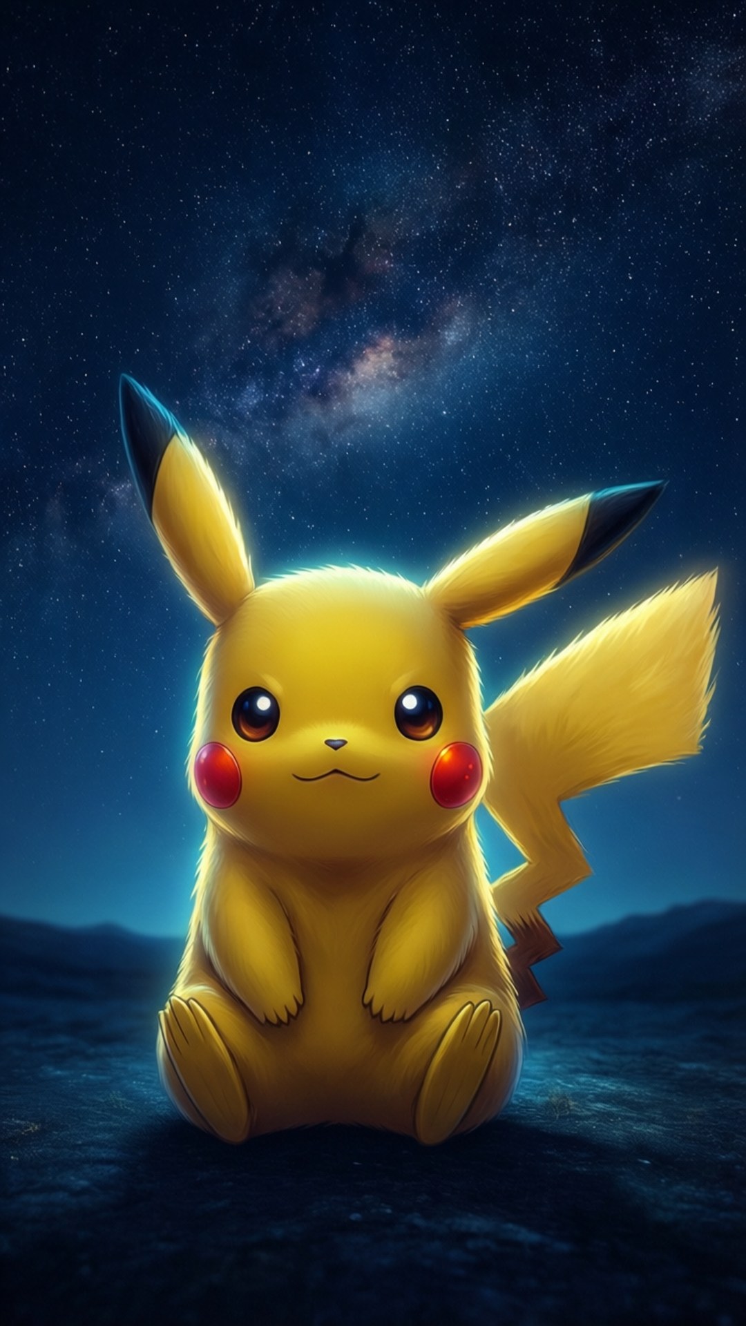 Stjerneklar natt Pikachu Bakgrunner
