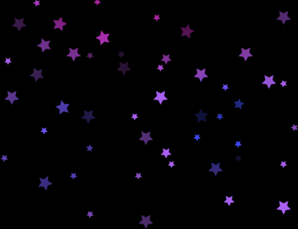 Starry_ Night_ Purple_ Hues PNG