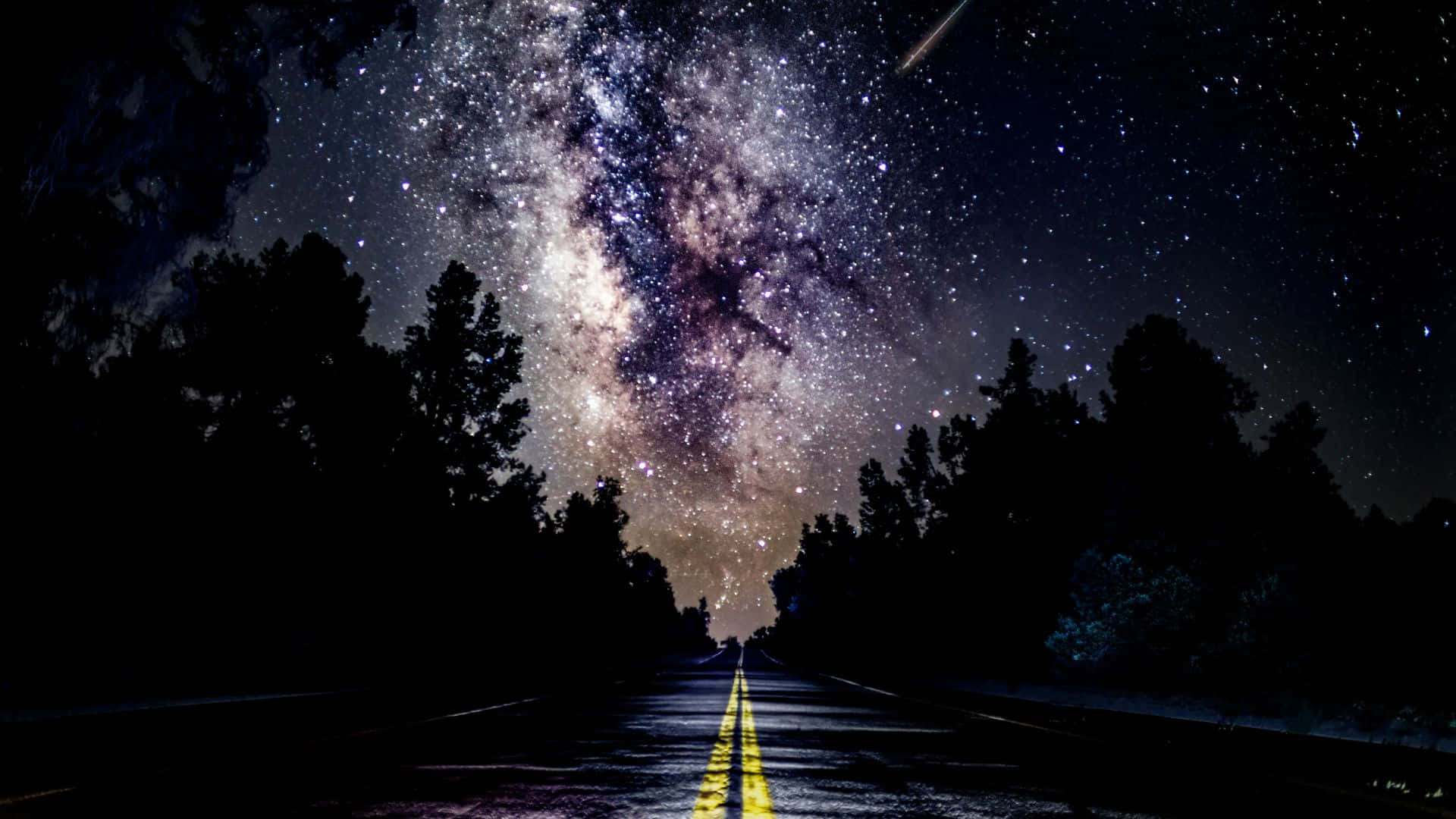 Starry Night Road Journey.jpg Wallpaper
