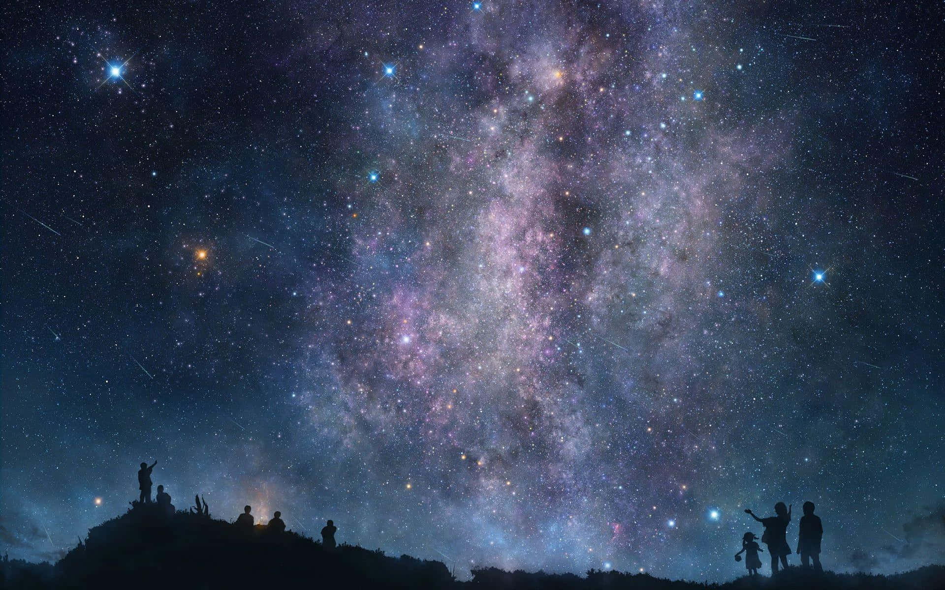 Starry Night Sky Wallpaper