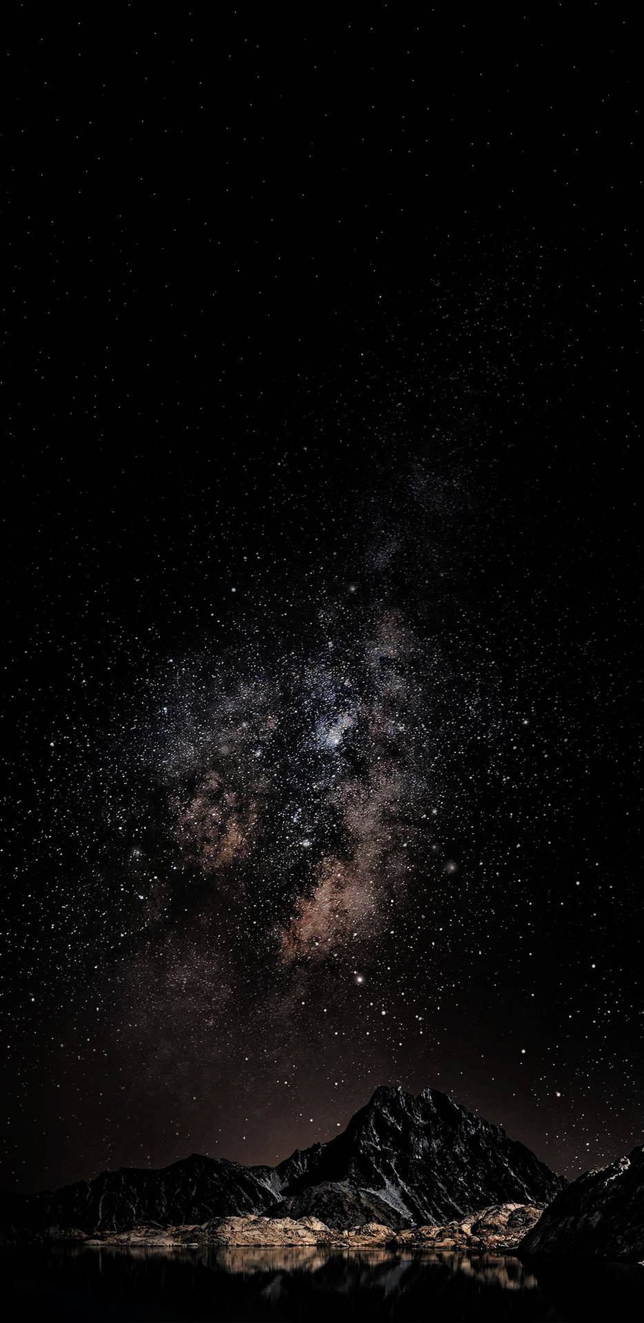 Download Starry Night Sky 2k Amoled Wallpaper 