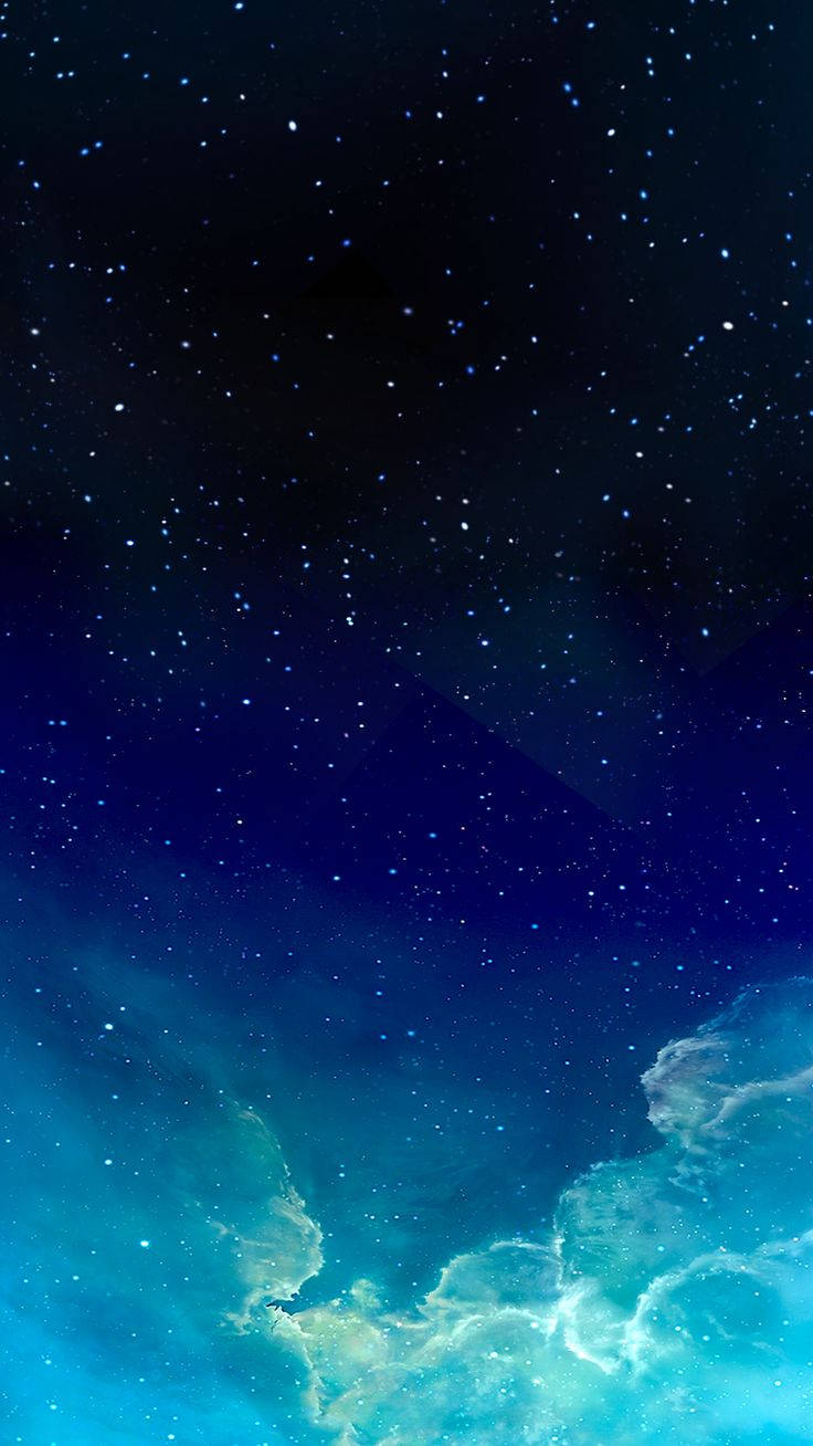 Starrynight Sky Ios 11 - Stjärnklar Natt Himmel Ios 11. Wallpaper