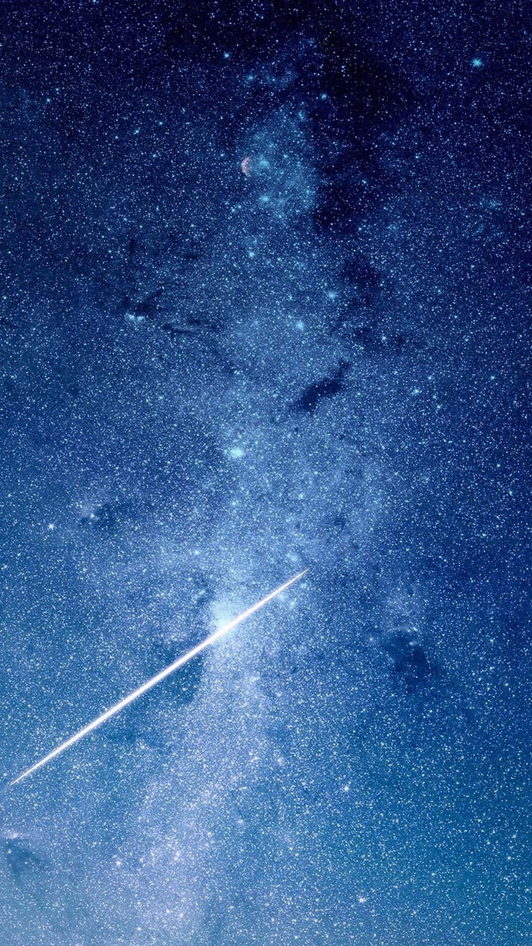 Starry Night Sky Meteor Trail Wallpaper