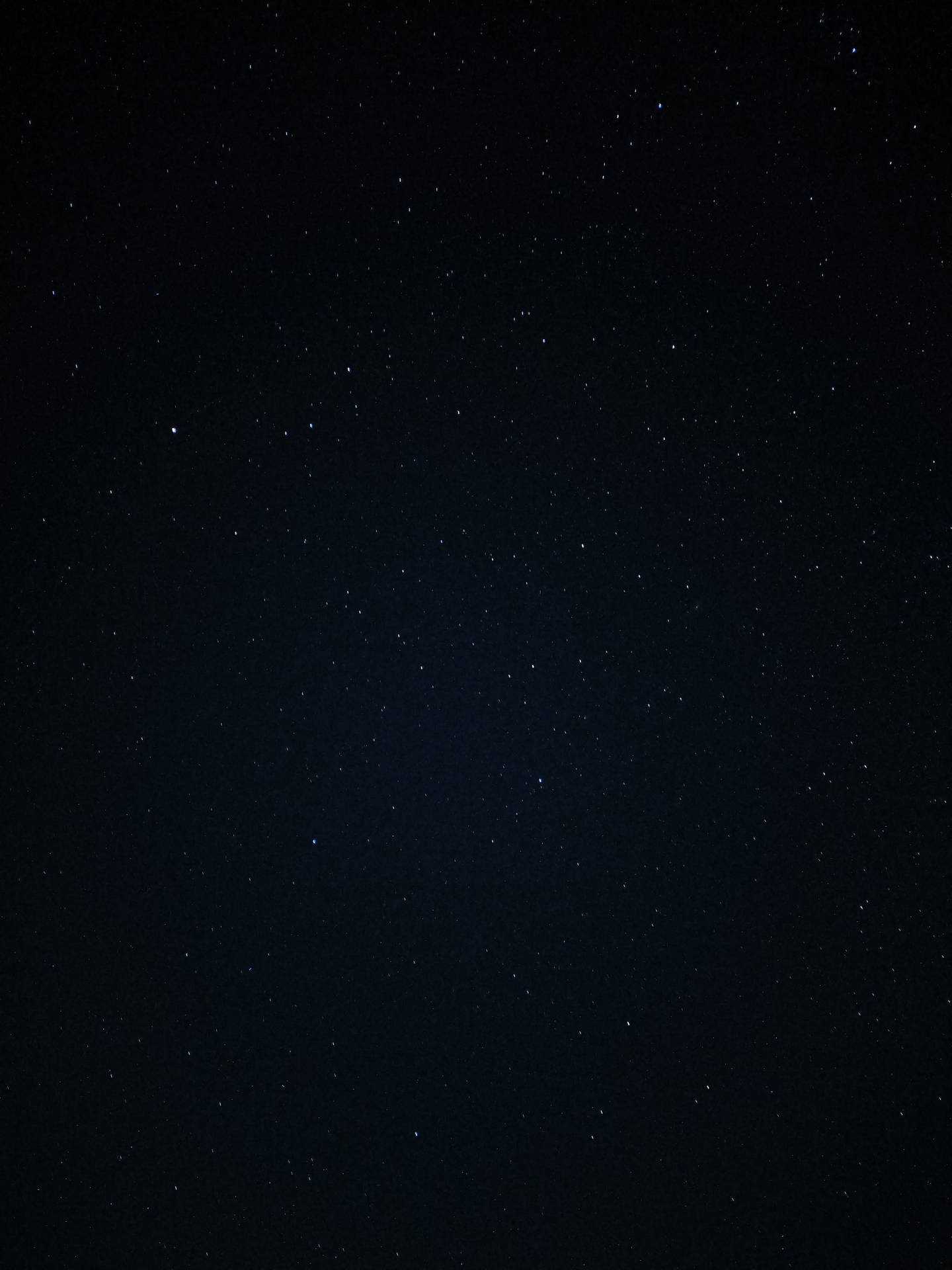 Starry Night Sky Pure Black HD Phone Screen Wallpaper