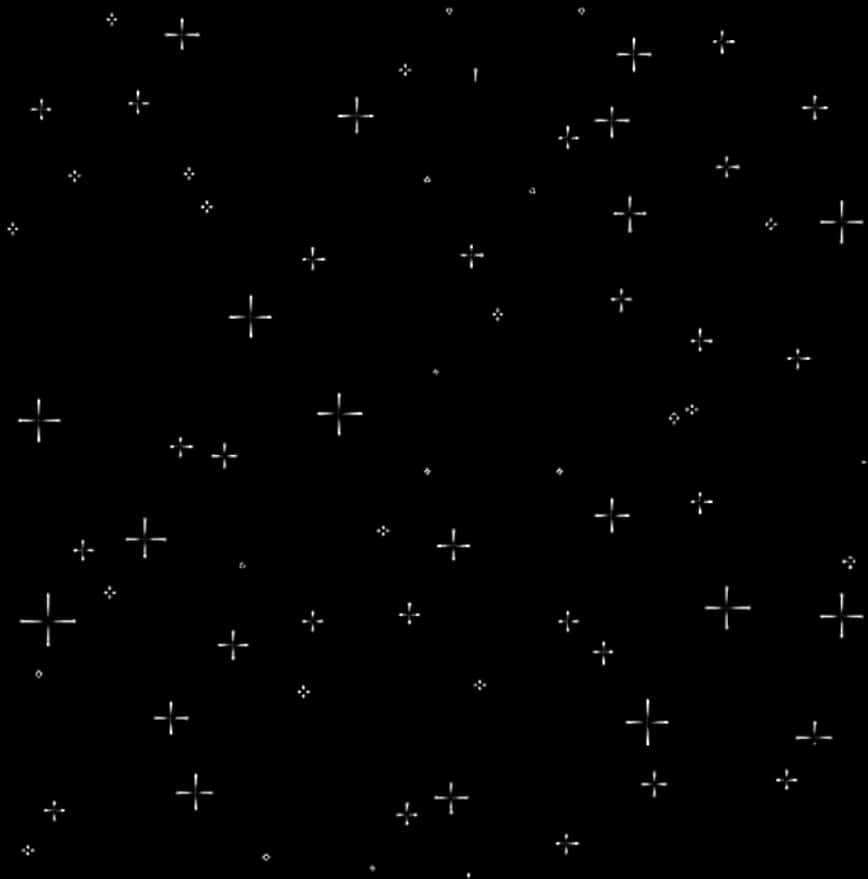 Starry Night Sparkle Overlay PNG