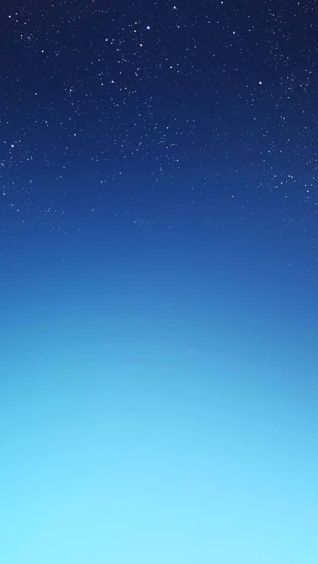 Starry Nightto Blue Ombre Gradient Wallpaper