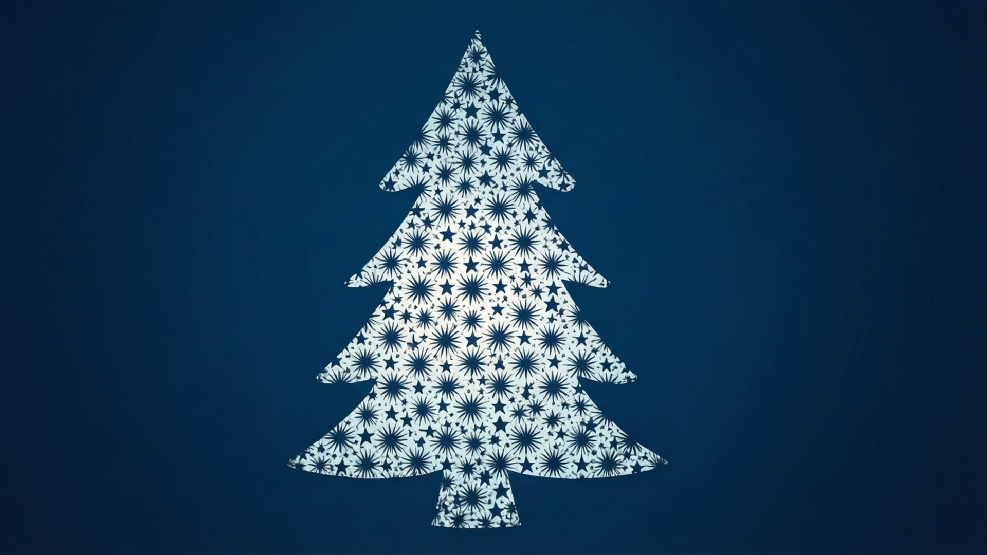 Starry Pattern Tree Bakgrunner