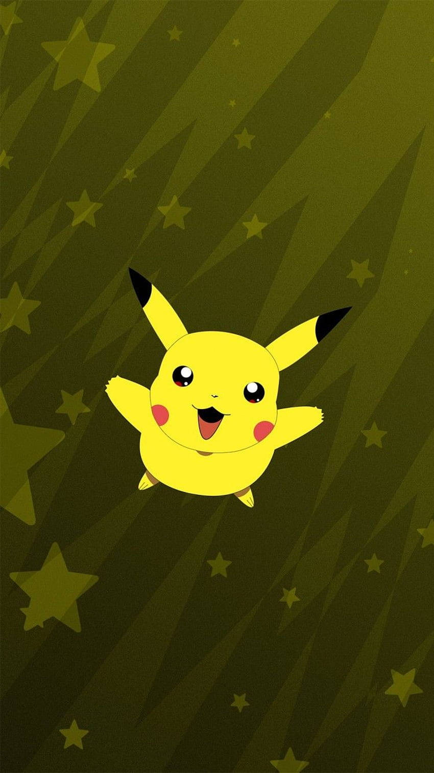Starry Pikachu iPhone Wallpaper