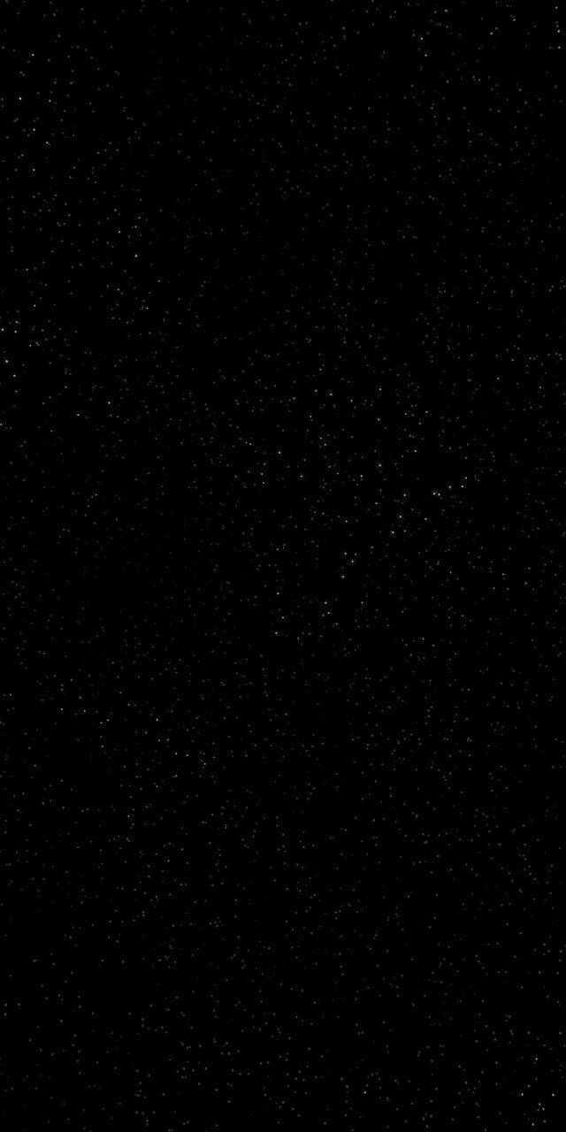 Starry Plain Black Iphone Wallpaper