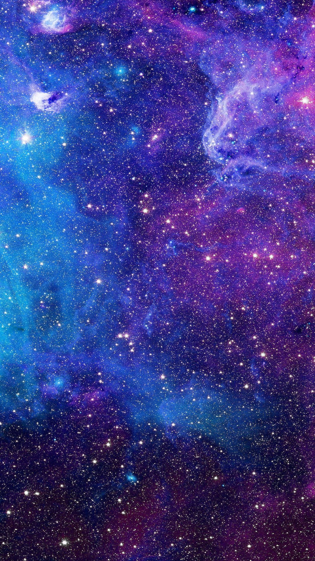 Starry Purple Galaxy Theme Wallpaper