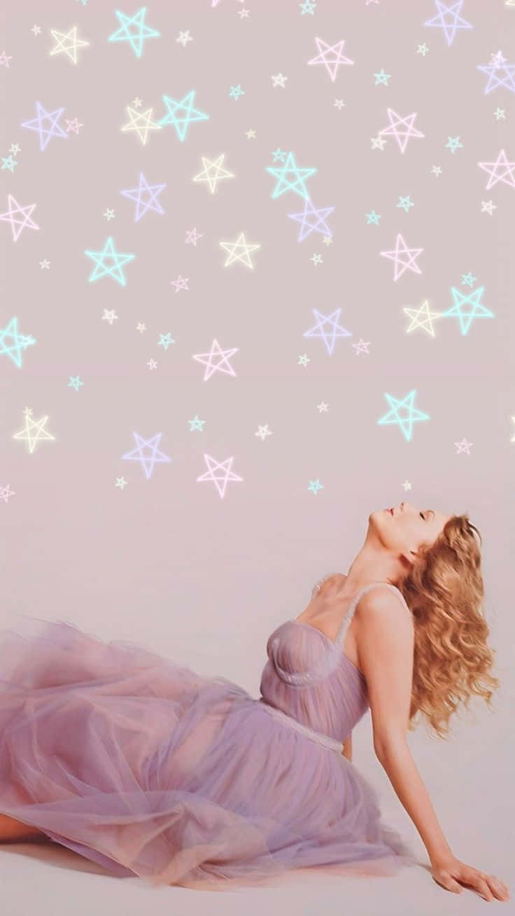 Starry Reveriein Pink Wallpaper