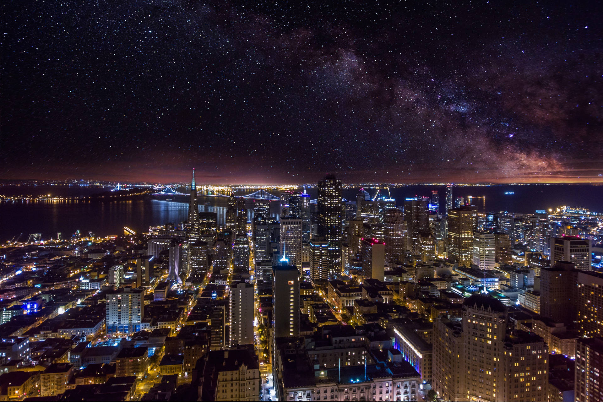 Starry San Francisco Skyline