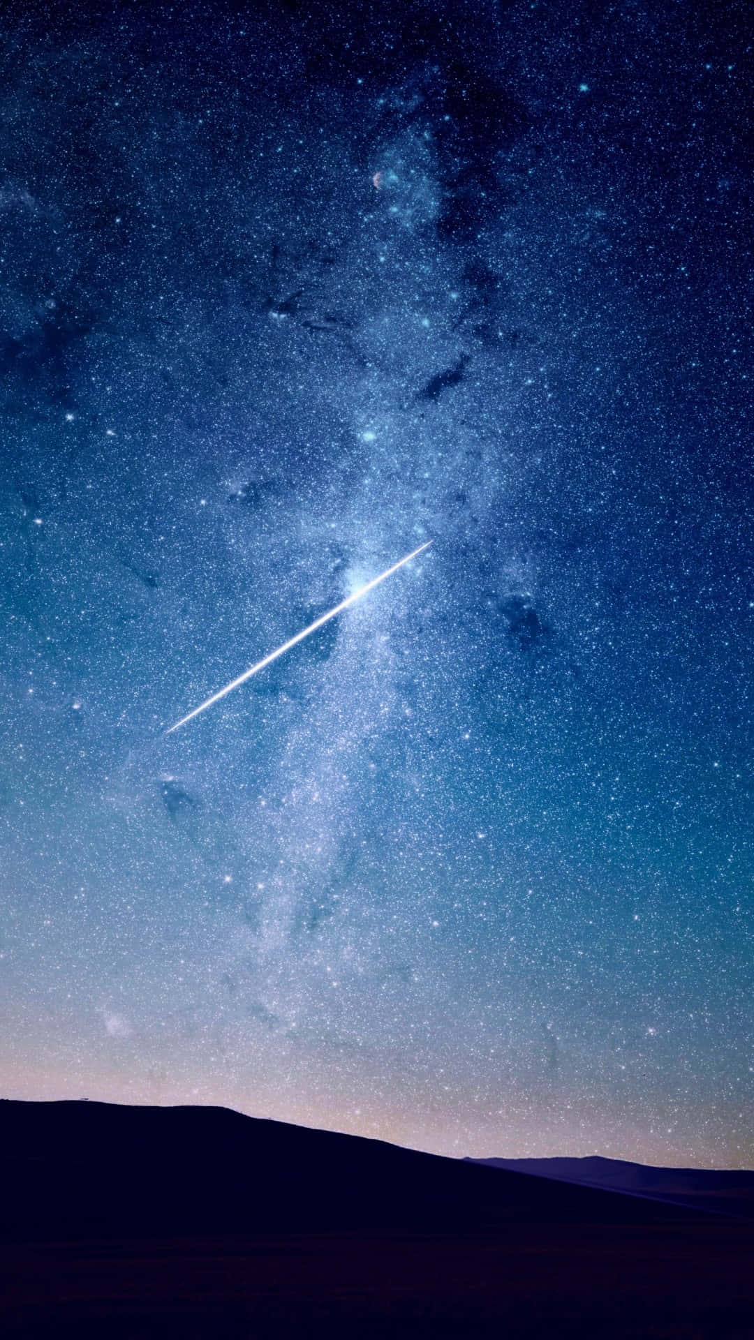 Stargazing beneath the serene night sky