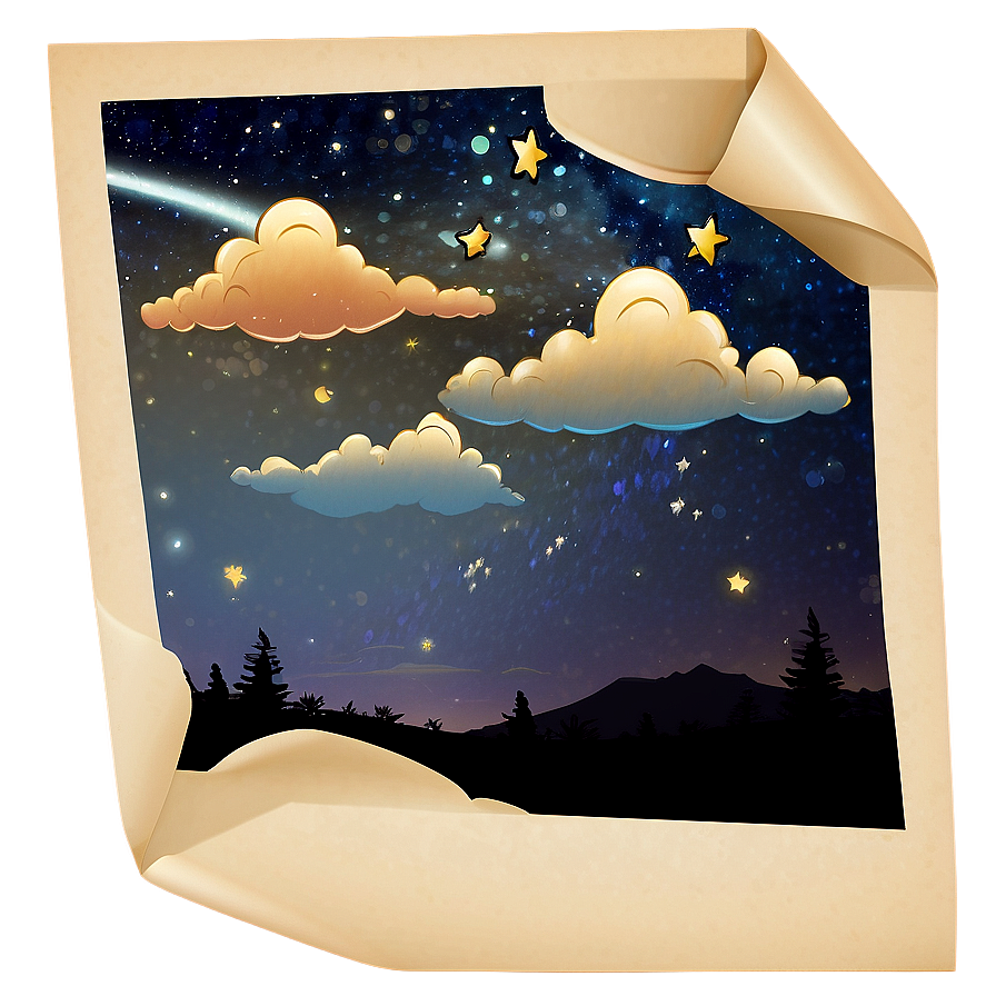 Starry Sky Dreamscape Png Bvv68 PNG