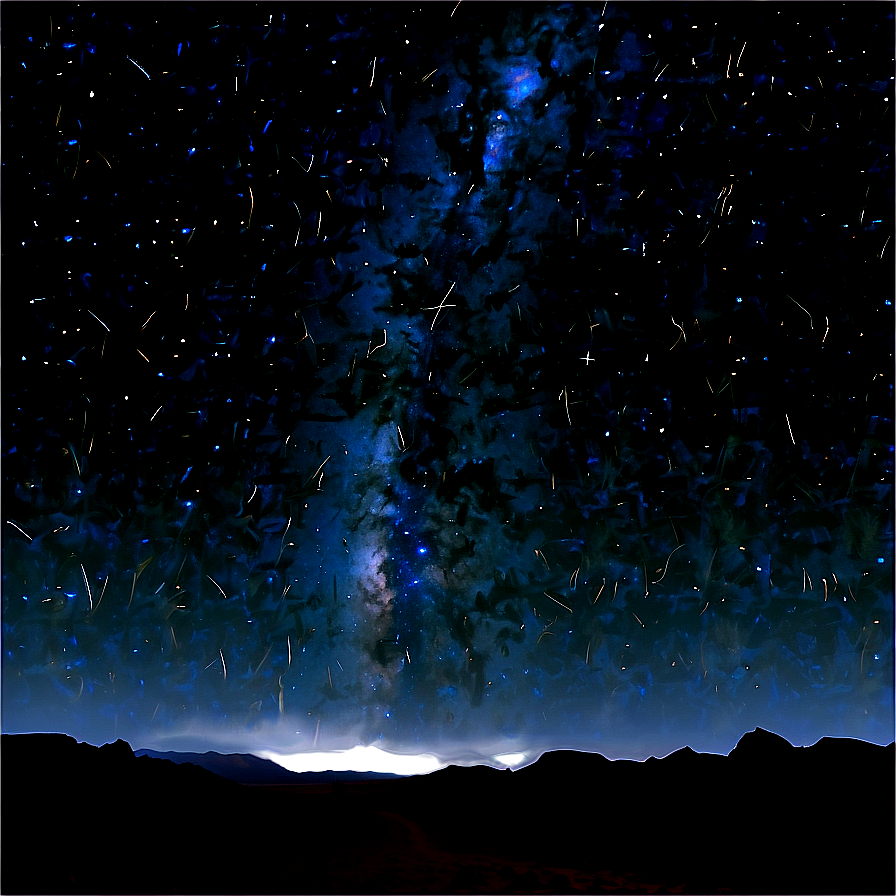 Starry Sky Over Desert Png 06252024 PNG