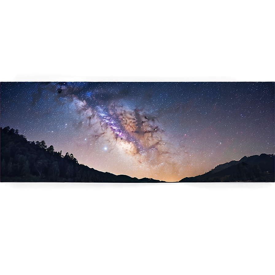 Starry Sky Panorama Png 06252024 PNG