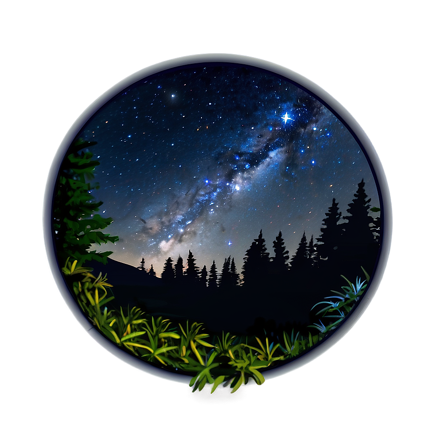 Starry Sky Wilderness Png 77 PNG