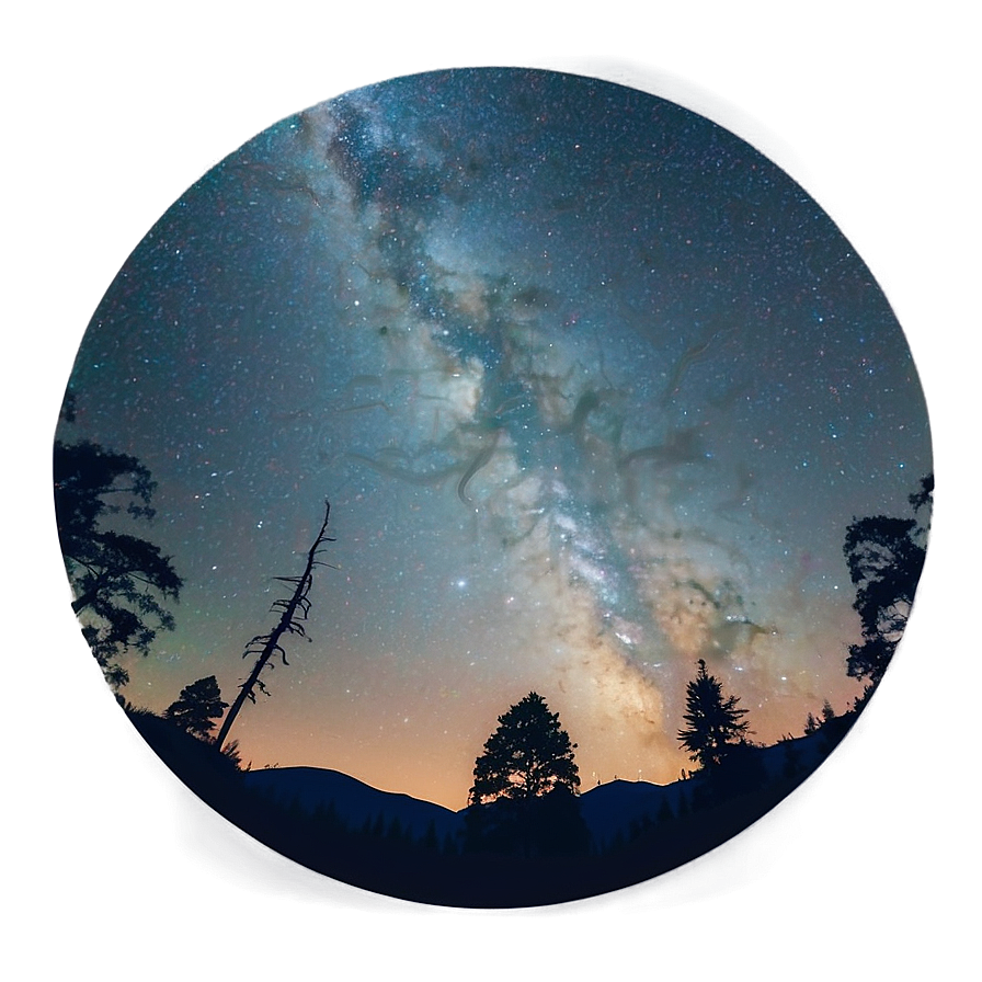 Starry Sky Wilderness Png Rlg62 PNG