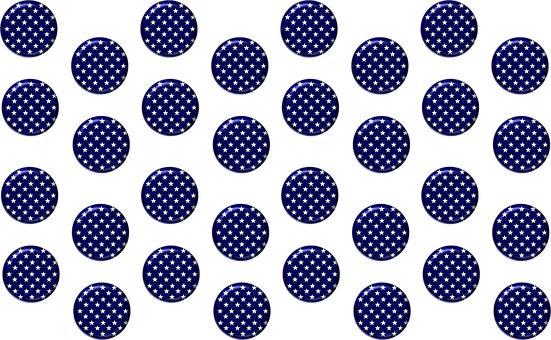 Starry Spheres Pattern PNG